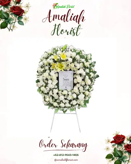 Krans Bunga Duka karawang barat